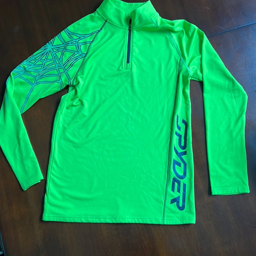 Long Sleeve Spyder T-Neck Quarter Zip